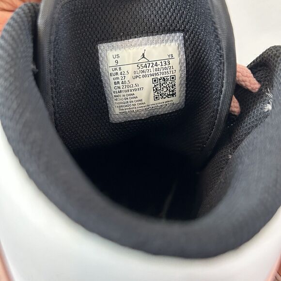 Size 9 Nike Air Jordan 1 Mid Artic Orange Crimson Tint Salmon - Picture 9 of 9